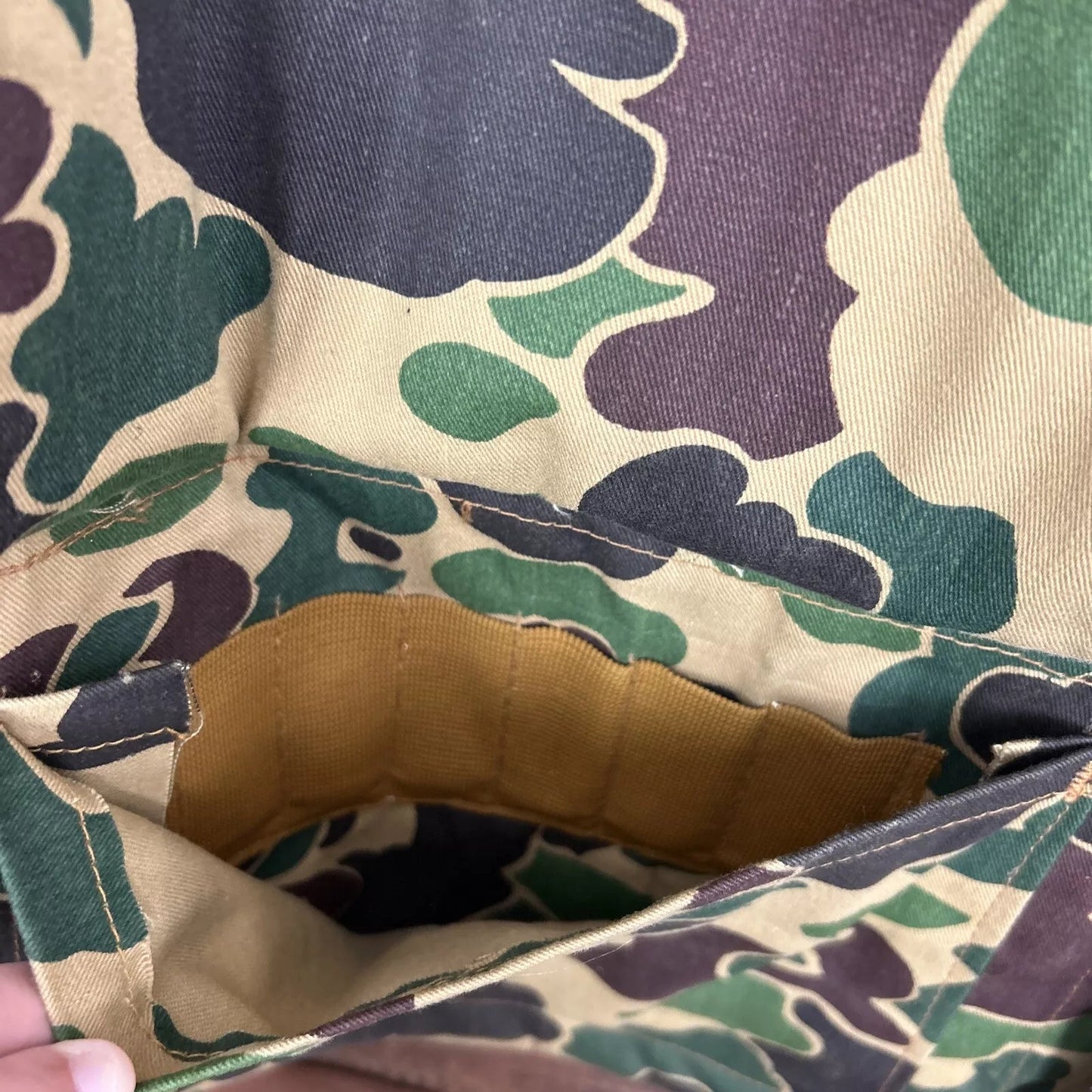 Giacca Duck Camo in cotone Impermeabile - American Military Vintage