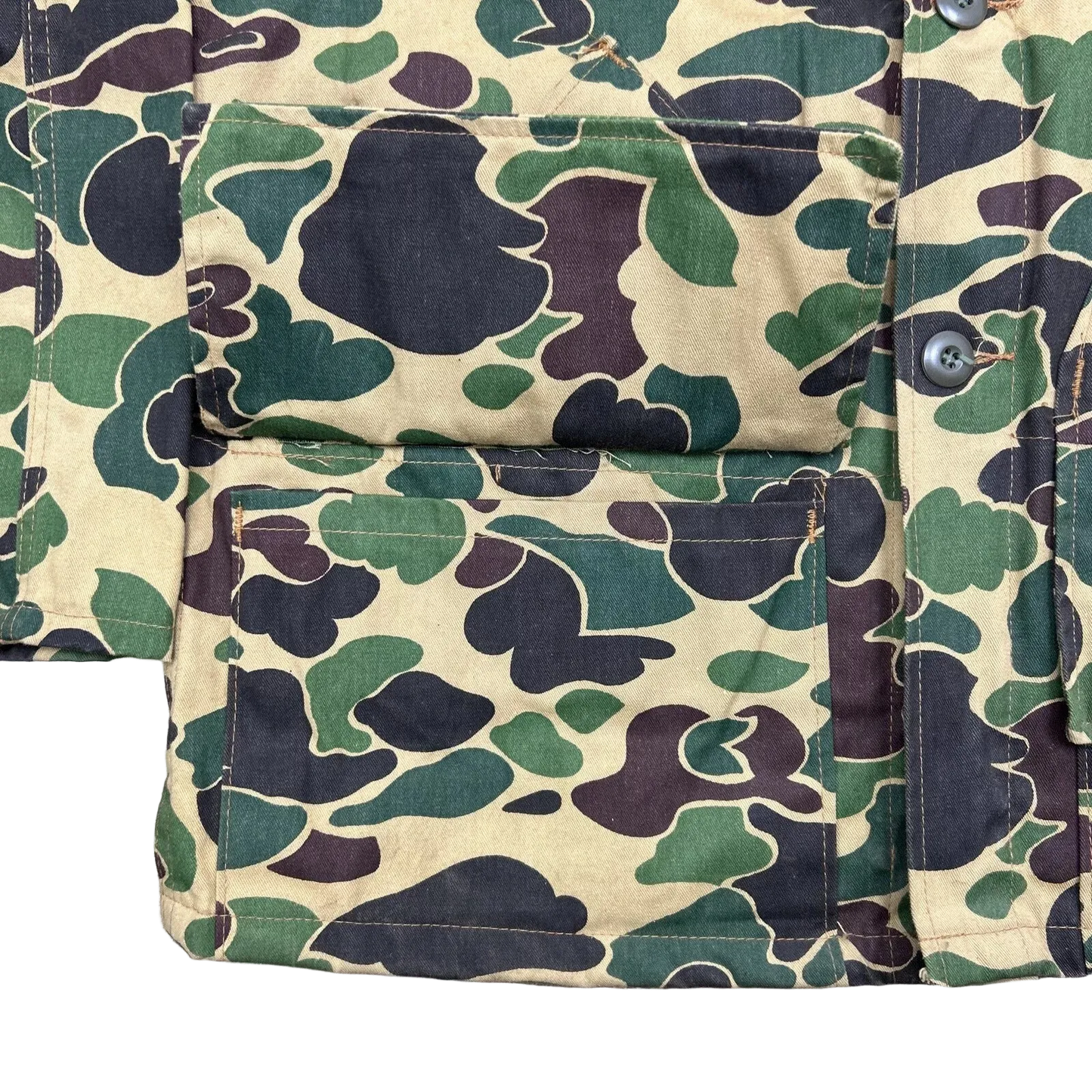 Giacca Duck Camo in cotone Impermeabile - American Military Vintage